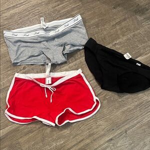 Bundle 3 Pink Victoria’s Secret  underwear panties
